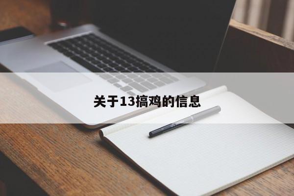 关于13搞鸡的信息