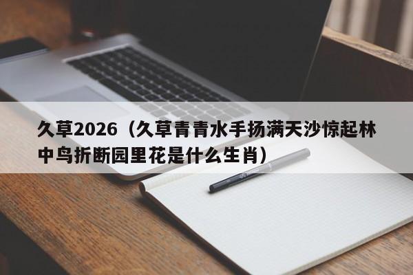 久草2026(久草青青水手扬满天沙惊起林中鸟折断园里花是什么生肖)