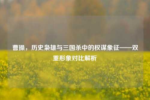 曹操，历史枭雄与三国杀中的权谋象征——双重形象对比解析