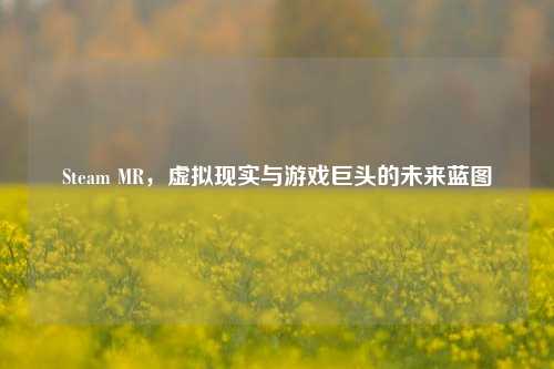 Steam MR，虚拟现实与游戏巨头的未来蓝图