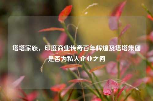 塔塔家族，印度商业传奇百年辉煌及塔塔集团是否为私人企业之问