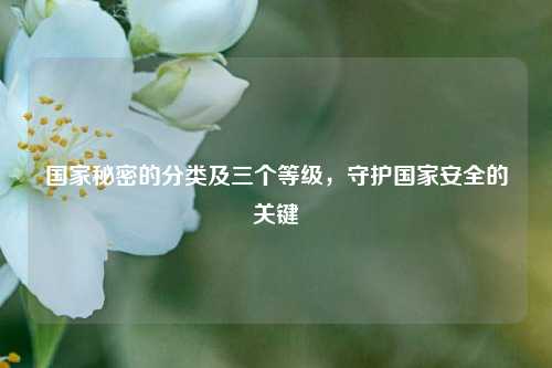 国家秘密的分类及三个等级，守护国家安全的关键