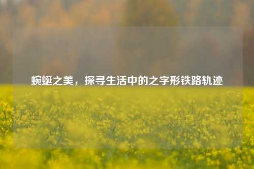 蜿蜒之美，探寻生活中的之字形铁路轨迹