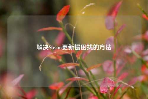 解决Steam更新慢困扰的 *** 