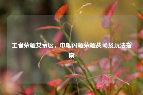 王者荣耀女帝区，巾帼闪耀荣耀战场及玩法指南