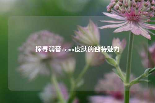 探寻弱音steam皮肤的独特魅力