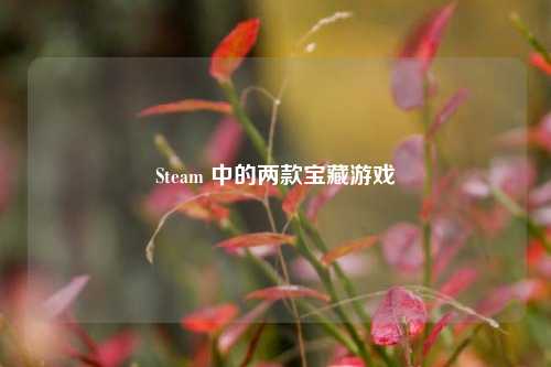 Steam 中的两款宝藏游戏
