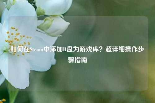如何在Steam中添加D盘为游戏库?超详细操作步骤指南