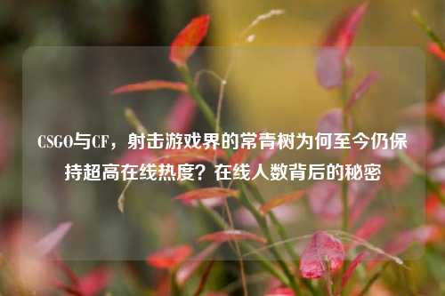 CSGO与CF，射击游戏界的常青树为何至今仍保持超高在线热度？在线人数背后的秘密