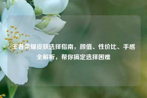 王者荣耀皮肤选择指南，颜值、性价比、手感全解析，帮你搞定选择困难