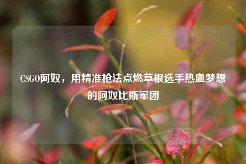 CSGO阿奴，用精准枪法点燃草根选手热血梦想的阿奴比斯军团