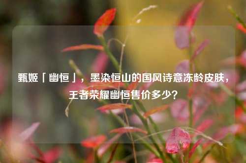 甄姬「幽恒」，墨染恒山的国风诗意冻龄皮肤，王者荣耀幽恒售价多少？
