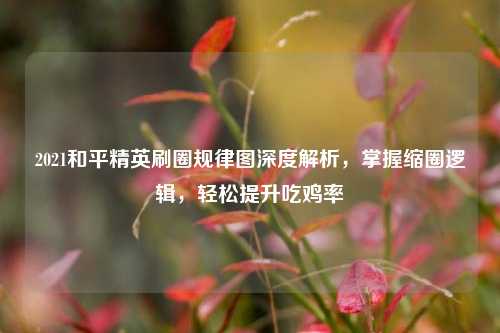 2021和平精英刷圈规律图深度解析，掌握缩圈逻辑，轻松提升吃鸡率
