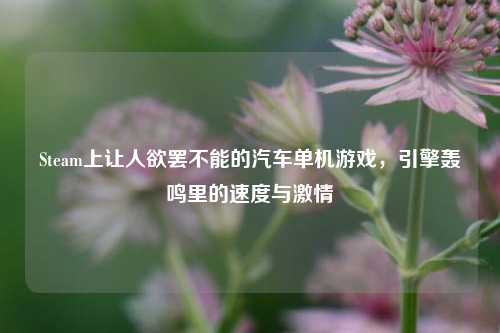 Steam上让人欲罢不能的汽车单机游戏，引擎轰鸣里的速度与***