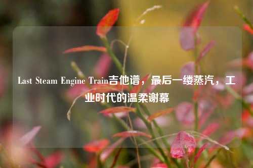 Last Steam Engine Train吉他谱，最后一缕蒸汽，工业时代的温柔谢幕