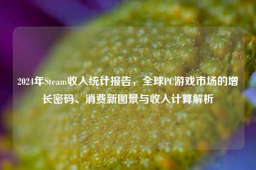 2024年Steam收入统计报告,全球PC游戏市场的增长密码、消费新图景与收入计算解析
