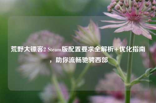 荒野大镖客2 Steam版配置要求全解析+优化指南,助你流畅驰骋西部