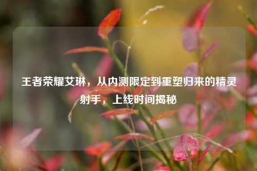 王者荣耀艾琳，从内测限定到重塑归来的精灵射手，上线时间揭秘