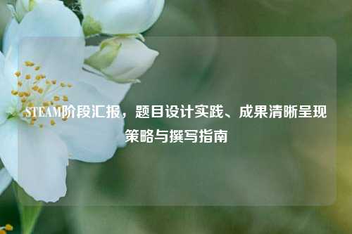 STEAM阶段汇报，题目设计实践、成果清晰呈现策略与撰写指南