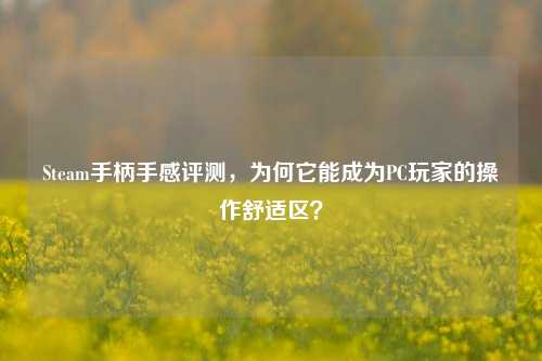 Steam手柄手感评测，为何它能成为PC玩家的操作舒适区？