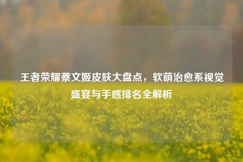 王者荣耀蔡文姬皮肤大盘点，软萌治愈系视觉盛宴与手感排名全解析
