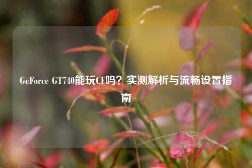 GeForce GT740能玩CF吗？实测解析与流畅设置指南