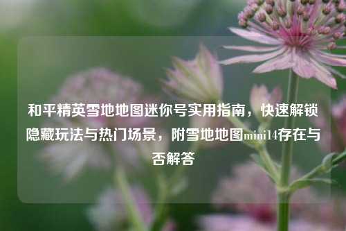 和平精英雪地地图迷你号实用指南，快速解锁隐藏玩法与热门场景，附雪地地图mini14存在与否解答