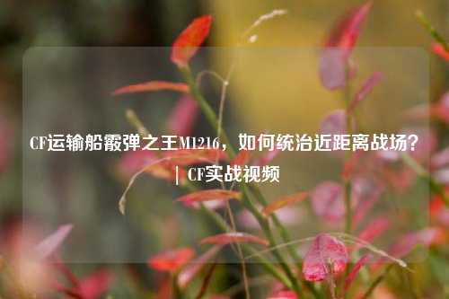CF运输船霰弹之王M1216，如何统治近距离战场？| CF实战视频