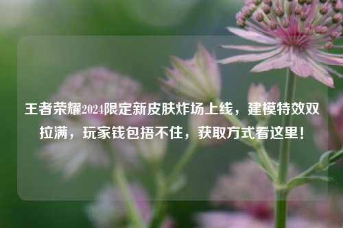 王者荣耀2024限定新皮肤炸场上线，建模特效双拉满，玩家钱包捂不住，获取方式看这里！