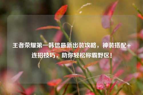 王者荣耀之一韩信最新出装攻略,神装搭配+连招技巧,助你轻松称霸野区!