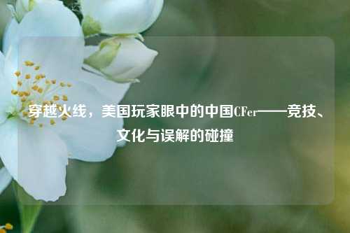 穿越火线，美国玩家眼中的中国CFer——竞技、文化与误解的碰撞
