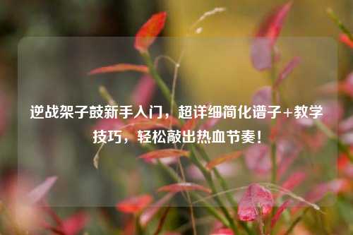 逆战架子鼓新手入门,超详细简化谱子+教学技巧,轻松敲出热血节奏!