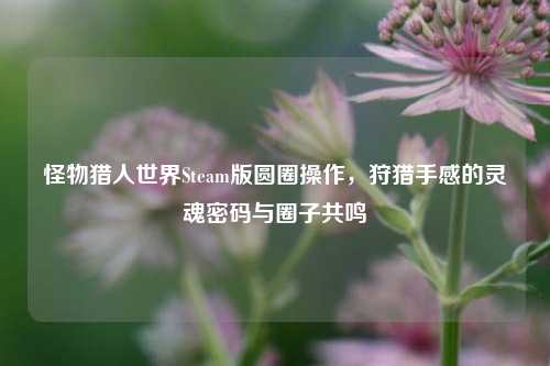 怪物猎人世界Steam版圆圈操作,狩猎手感的灵魂密码与圈子共鸣