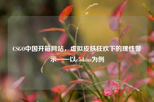 CSGO中国开箱网站，虚拟皮肤狂欢下的理性警示——以c5skins为例